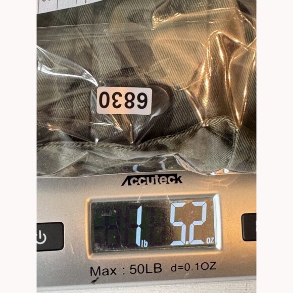 Rails Collin Leopard Print Utility Military Jacket Sz Medium Linen Blend Safari - Picture 9 of 9